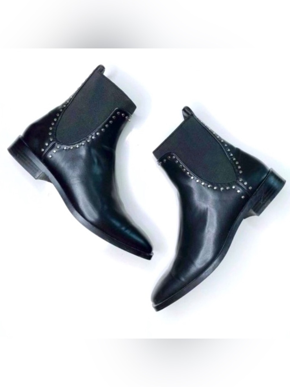 ZARA Studded Chelsea Ankle Boots 39
